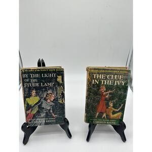 Vintage Dana Girls Mystery Books Lot 2 Carolyn Keene HC Grosset & Dunlap AS IS